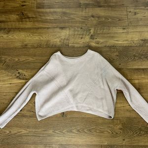 La hearts cropped sweater